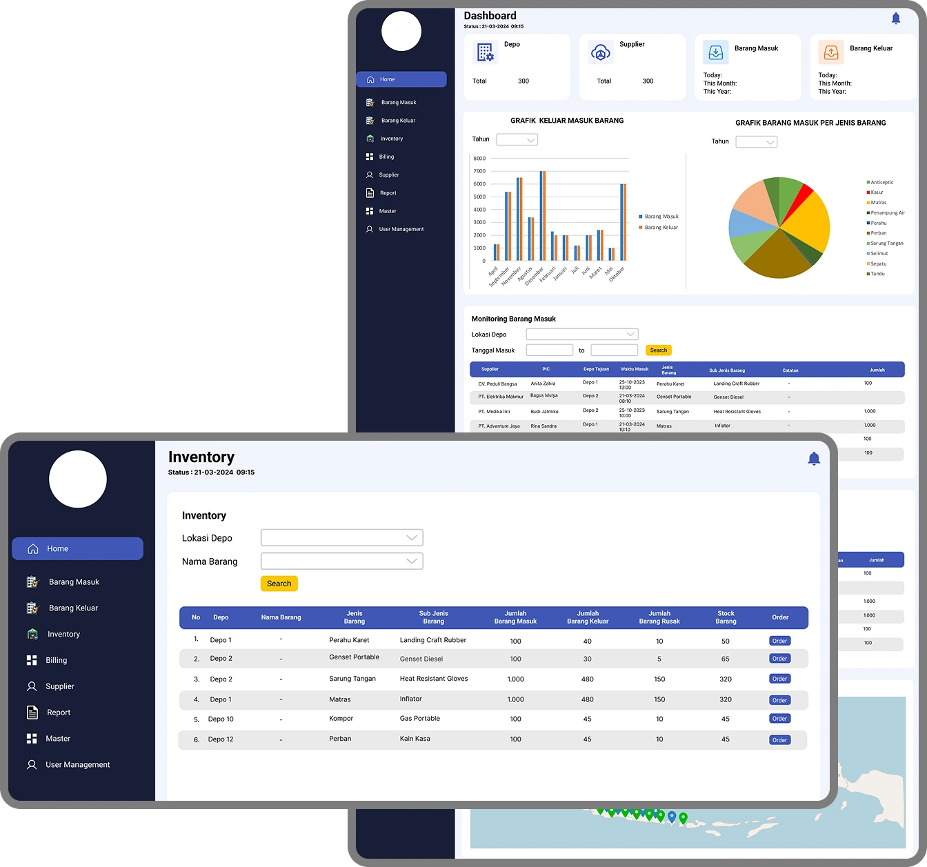 Logistics System Interface
